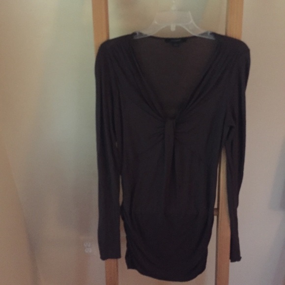 Express long sleeve v-neck tunic - Picture 1 of 3
